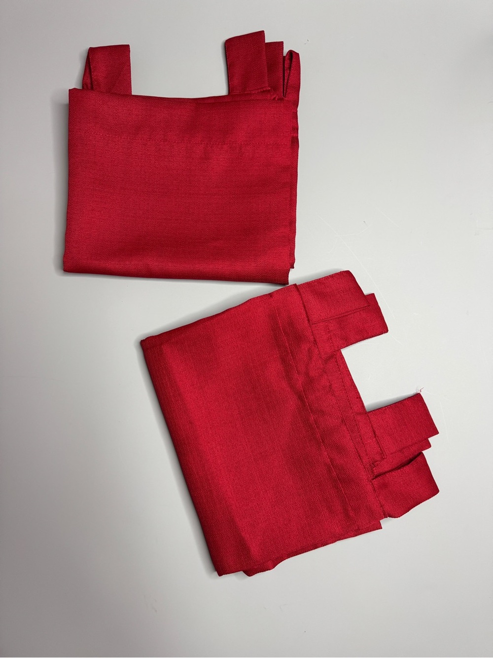 40x32 Room Essentials Red Tab Curtain Panel with Tab Top